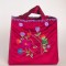 Sac en satin rouge élégant