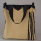 Sac semi-cuir semi-laine artisanal
