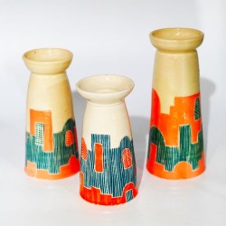 Trio de bougies artisanales